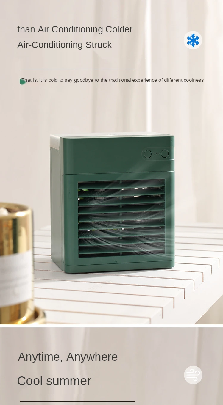 New Product Ideas 2021 Battery Capacity 2000mah Air Conditioners Personal Air Cooler 