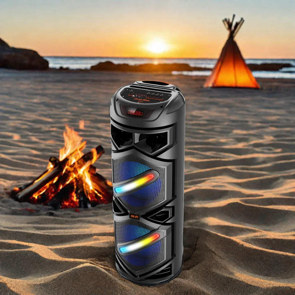 JIVELY Bluetooth Speaker や韓国限定アルバムなど SING-E ZQS8288 Professional Portable RGB Lamp Stereo Blue