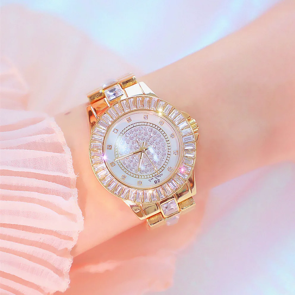 women's diamond quartz watch