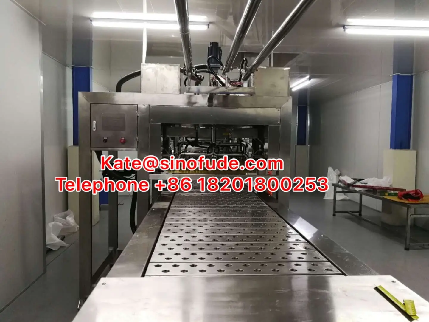 Full Automatic Soft Cotton Candy Forming Production Line Ice Cream Shape Marshmallow Candy Depositor Making Machines