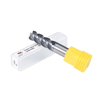 Economy High-Efficiency 4-Flute Corner Radius End Mill 0.47'' Diameter CNC Controlled AlCrN+ Coated Straight Cutter ODM OEM