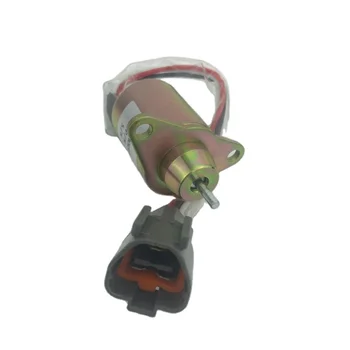 thumbnail image 2 of Fuel Shut Off Solenoid 1503ES-12S5SUC5S – Fits Yanmar, John Deere, Komatsu, Daewoo Engines 2 of 3