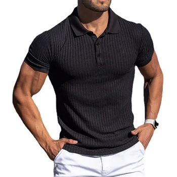 Summer Men's Polo Shirt Sports Fitness Leisure Short Sleeve Golf Polo Shirt Customized Logo T-Shirts