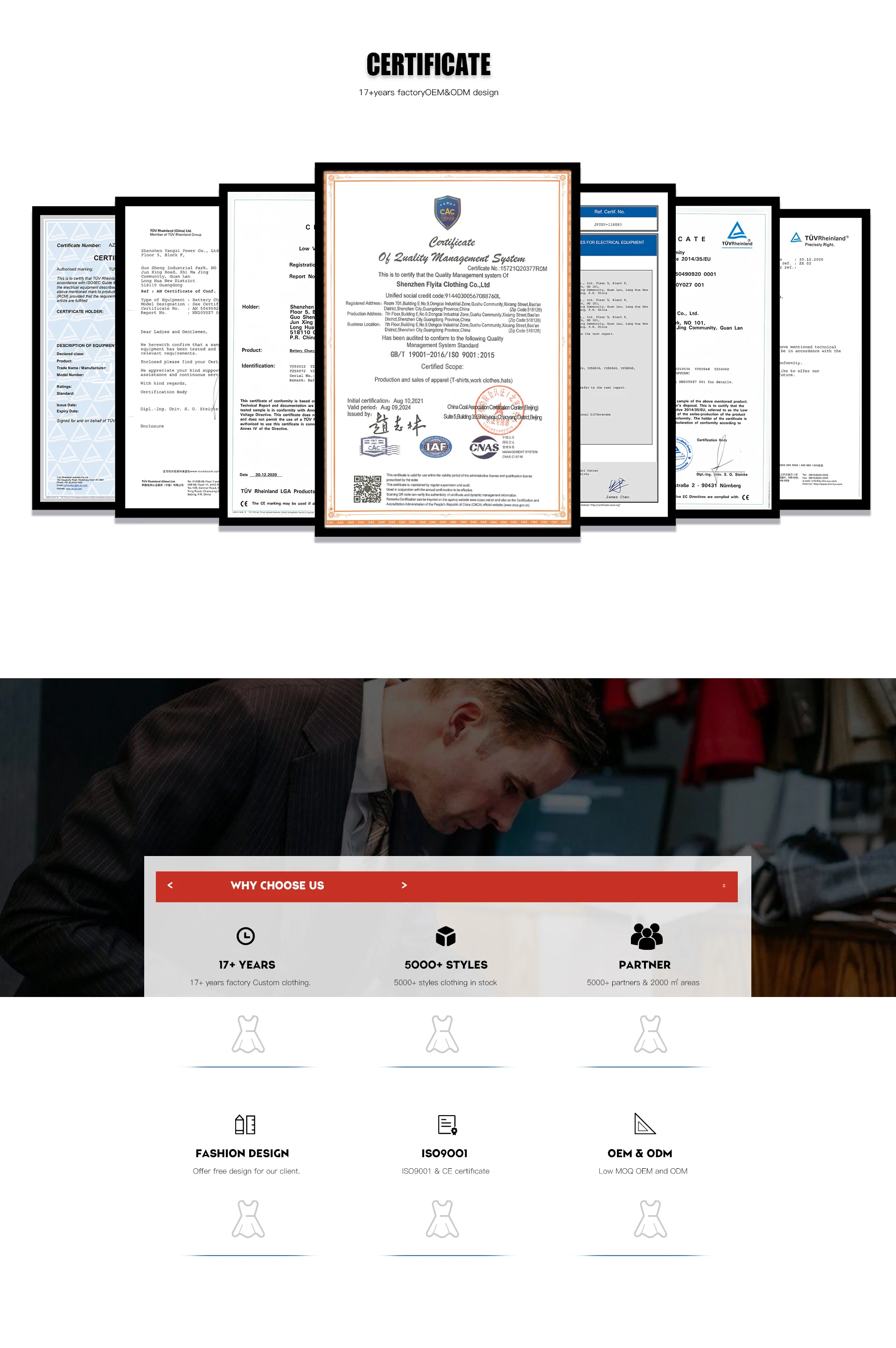 Company Overview Shenzhen Flyita Clothing Co Ltd 