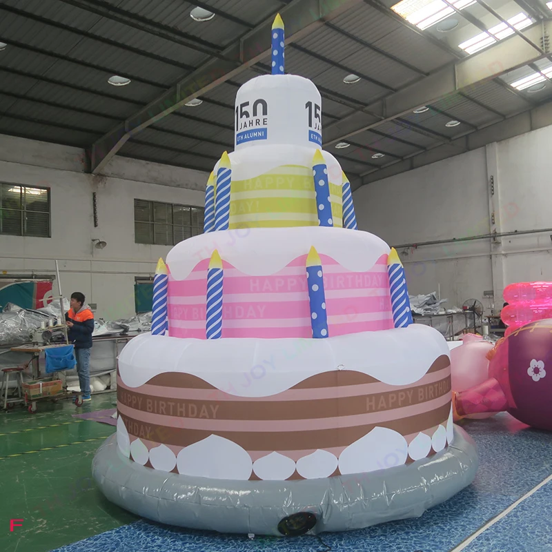 Wholesale Decoración exterior gigante para fiesta, pastel de cumpleaños  inflable From 