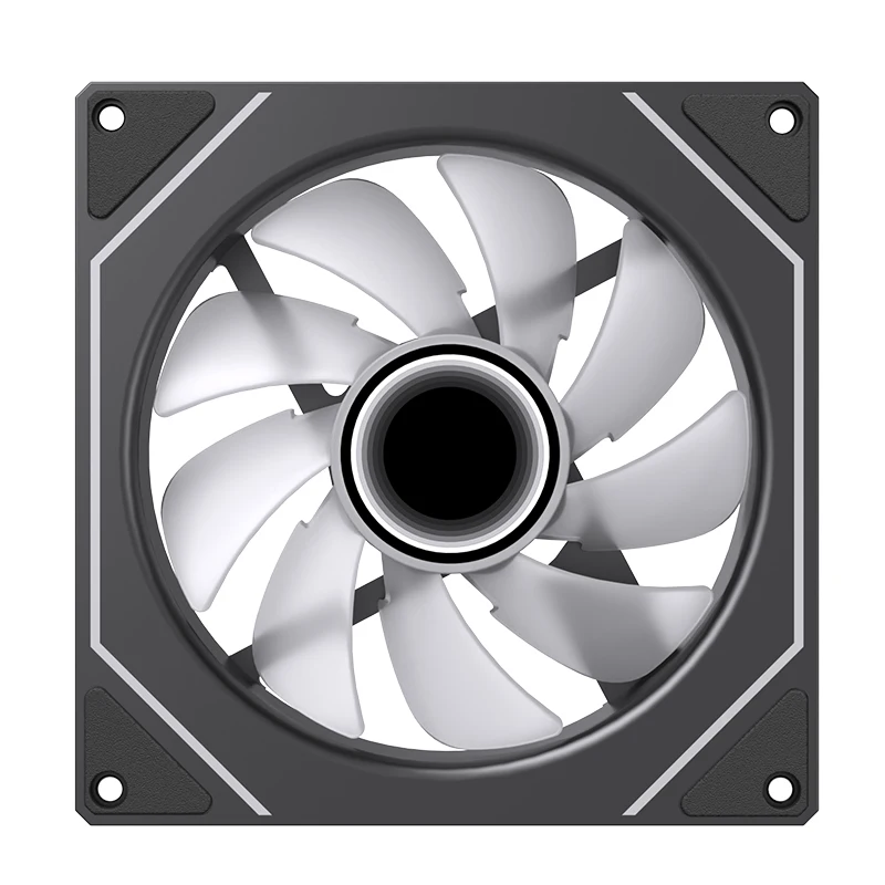 Lovingcool Factory Directly Sale Pc Case Fan CPU Radiator 120mm Rgb Fan Adjustable Variety Colors Gaming Computer Fan 120mm