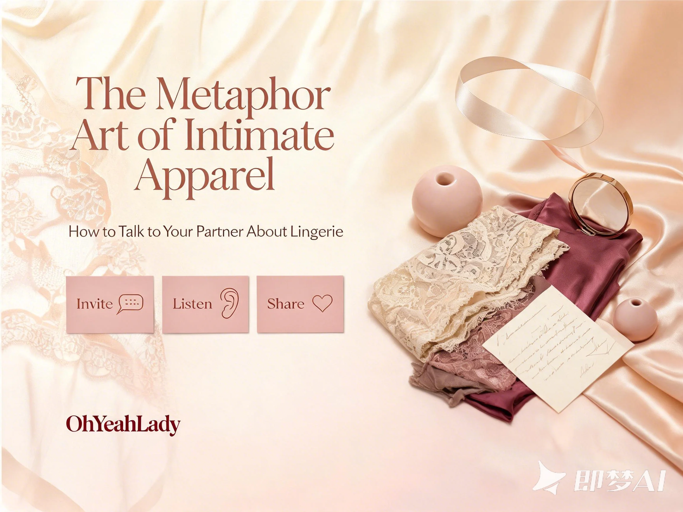 The Metaphor Art of Intimate Apparel: How to Talk to Your Partner About Lingerie