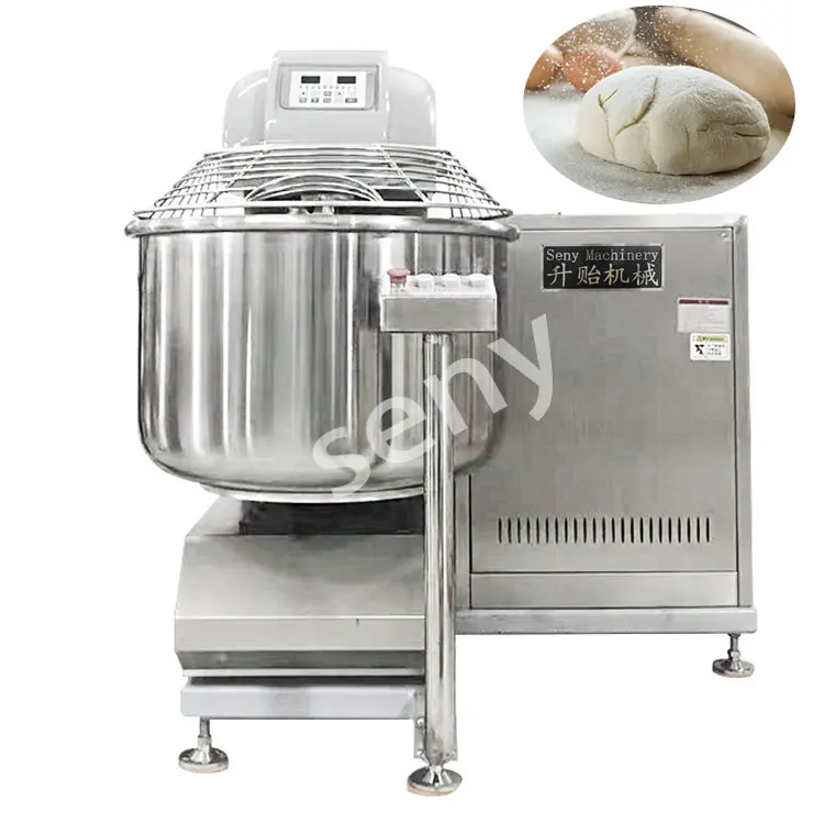 Fully Automatic Planetary Stand Food Mixer Machine Electric Dough Blender for Bread Cake Pizza Biscuit Cookie in Bakery Use