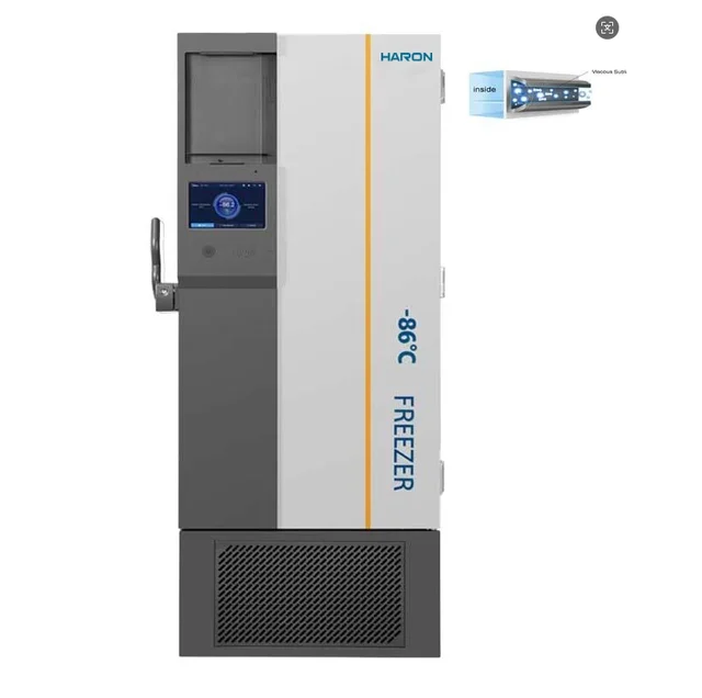 Ultra Low Temperature Freezer -80 -86 Capacity 568 Liters Double Compressor for Laboratory Hospital Smart Inverter Compressor