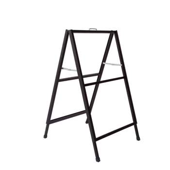 A shape post stand custom style  iron frame easy to change the post for Shopping mall promotion Show discounts  hot sale