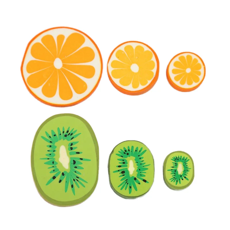 Шариковая ручка гелевая чернила ластик в форме фруктов карандаш