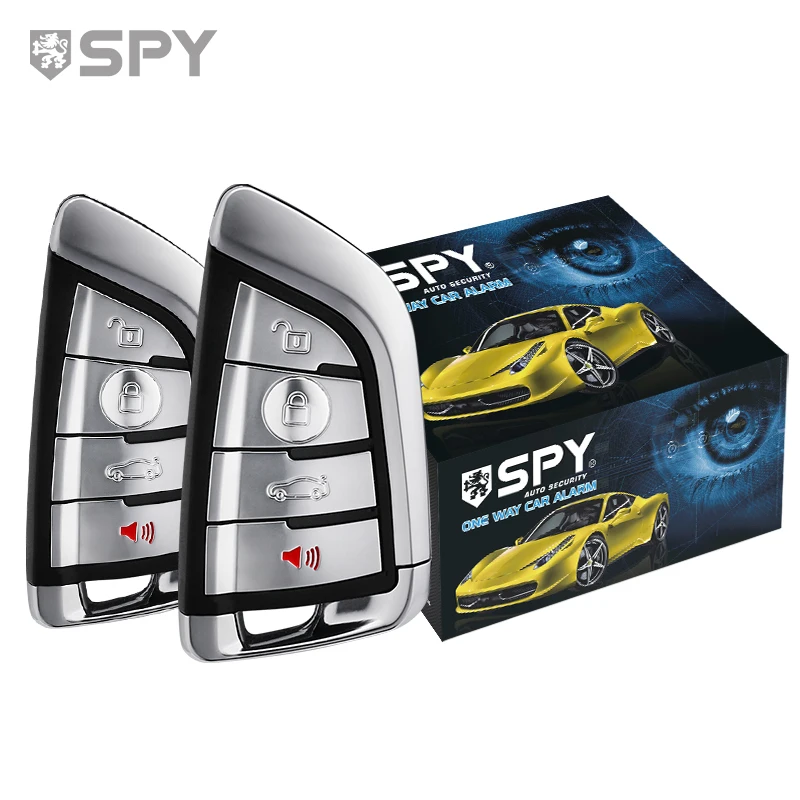 SPY One Way Immobilizer Universal Smart Remote Start Car Alarm System Security