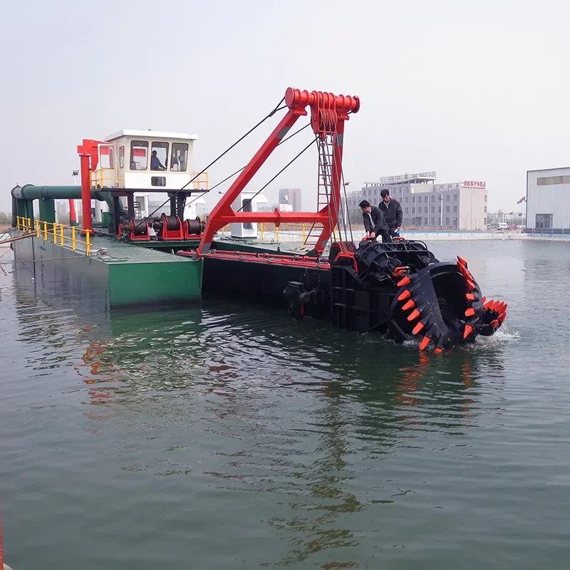 Keda CSD Cutter Suction Dredger Gold Dredge in Japan With Cutter Head