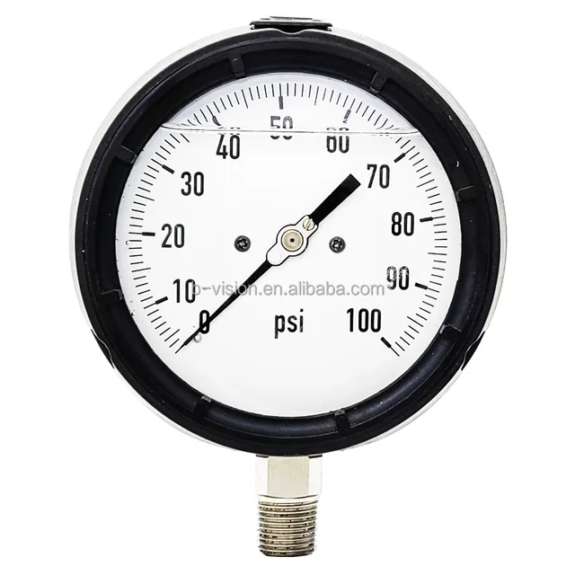 100mm hydraulic pressure gauge full stainless steel Piezometer Manometer