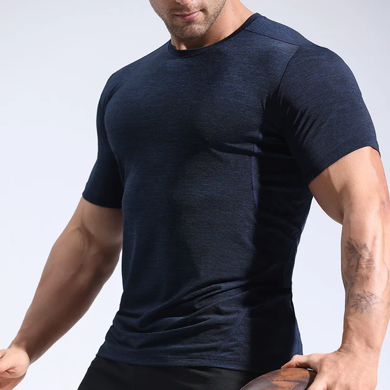 Man Young La Compression Shirt t Shirts Silk Printing Mens Fitness Gym Shirts Men