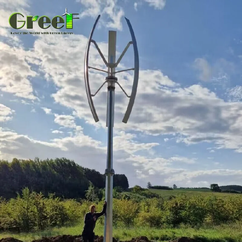 Axial Flux Wind Generator Vertical Axis Wind Turbine Rooftop 500w 1kw 2kw 3kw 5kw