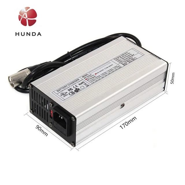 Caricabatterie Rapido 54.6V 3A Per Batteria Ebike 48V 13S – Universale Per Bici Elettrica E Scooter, Con Protezioni E Spina A 6 Poli