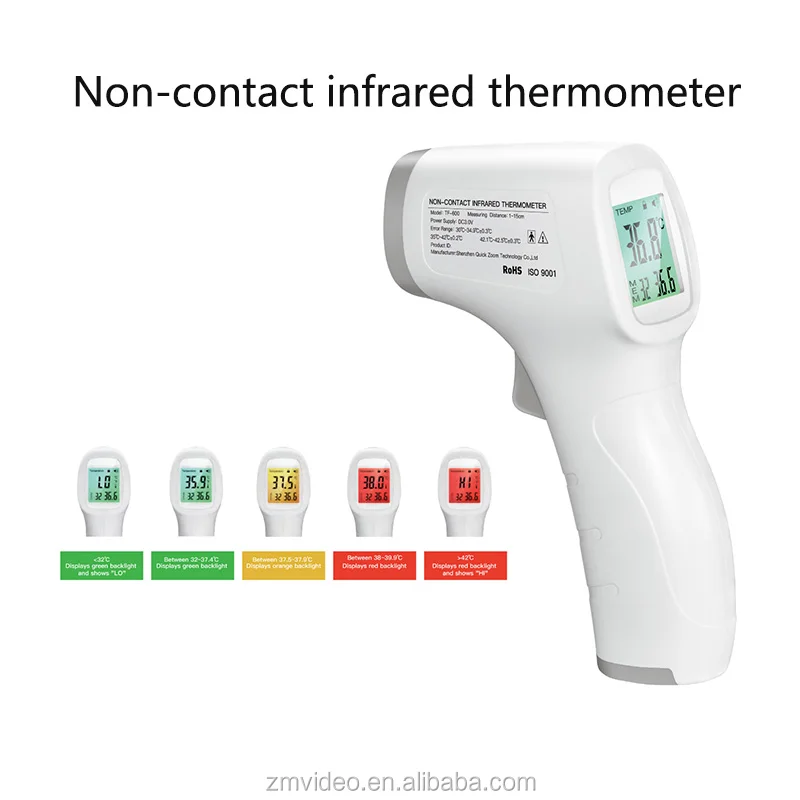 China Manufacturer Digital IR Medical Contactless Temperature Gun Baby Electronic Thermometer