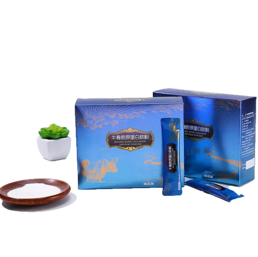 Гидролизованный порошок коллагена бычьего цвета-волосы, ногти, мышцы, воспаление 180 г