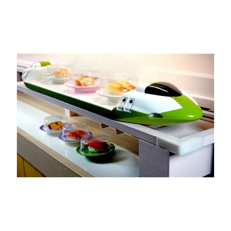 Rotary System Conveyor Automatic Food Delivery Train for Sushi Restaurant