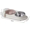 White Slow Food Bowl + Stainless Steel Bowl