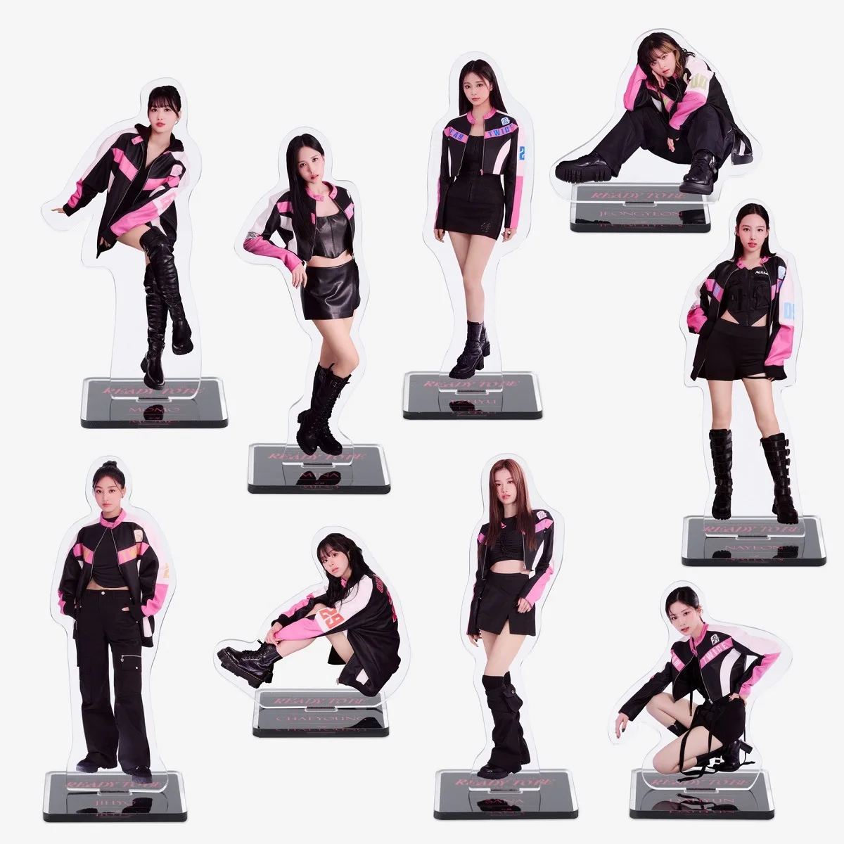 KPOP Idol TWICE ONCE Transparent Plastic Standee Acrylic Stand