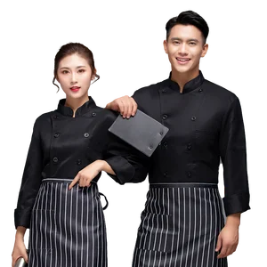 Fashion Long Sleeve Restaurant & bar Uniforms Cooking Suit Chef Jacket for Hotel and Restaurants Chef Clothing Uniform