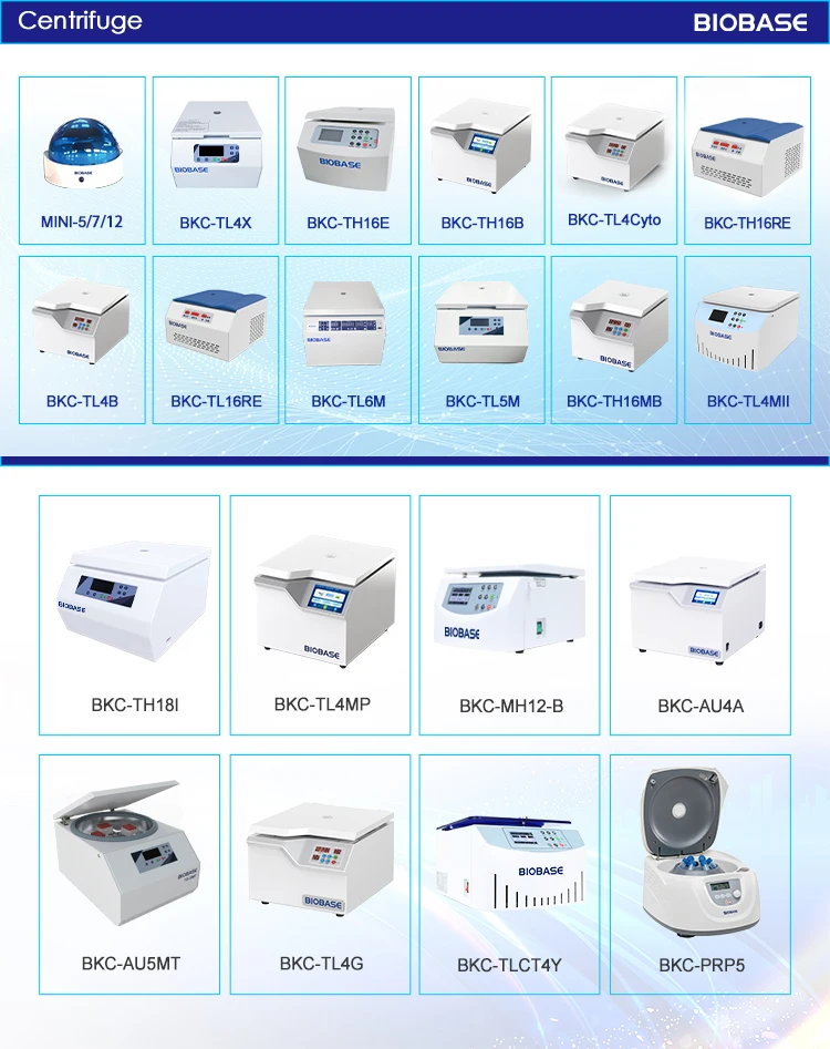 BIOBASE Large Capacity Refrigerated Centrifuge 6X1000ml Floor Standing Super Capacity Refrigerated Centrifuge