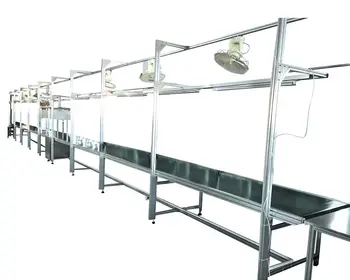 Custom Conveyor Assembly Line Workbench Table Final Production Line Assembly Belt Conveyor