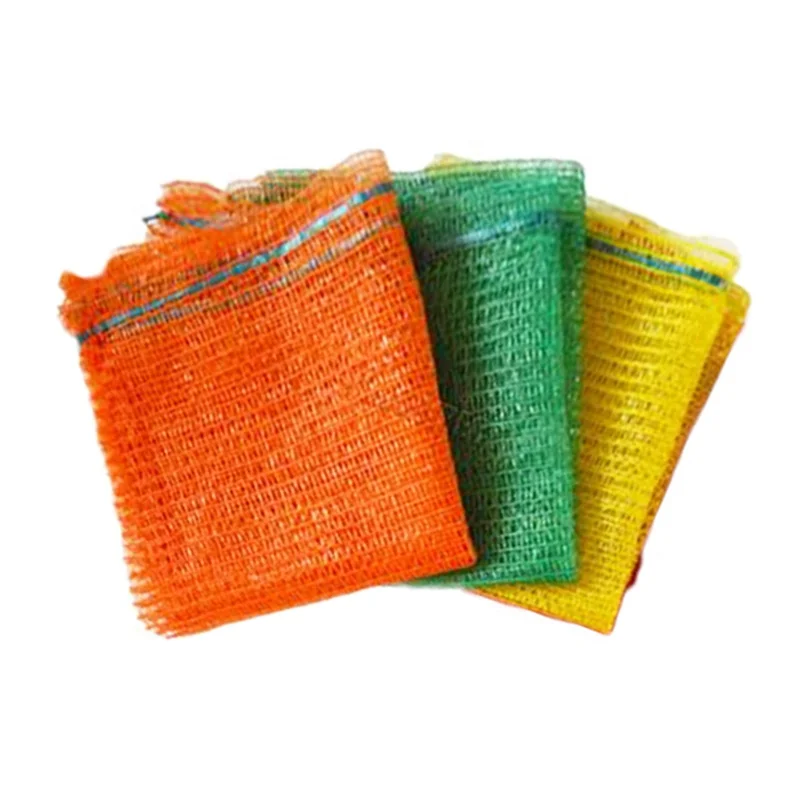 Plastic Vegetable Fruit Potato Bags Onion Fruit Raschel Bag with best price and hot sale