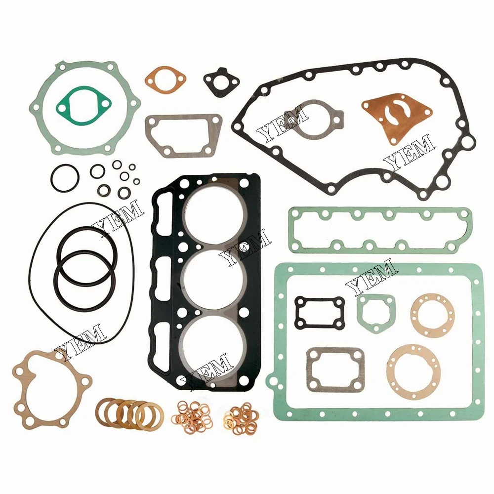 Genuine Parts New Full Overhaul Gasket Kit Fits for Yanmar Engine 3GM30 3GM30F