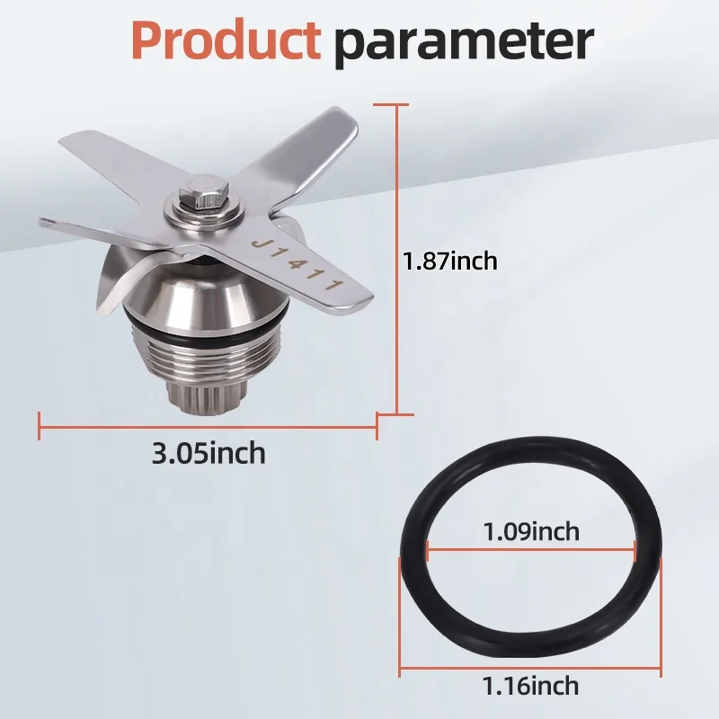 Blender Blade Replacement for JTC TM-767 TM-800 TM-788 Multipurpose