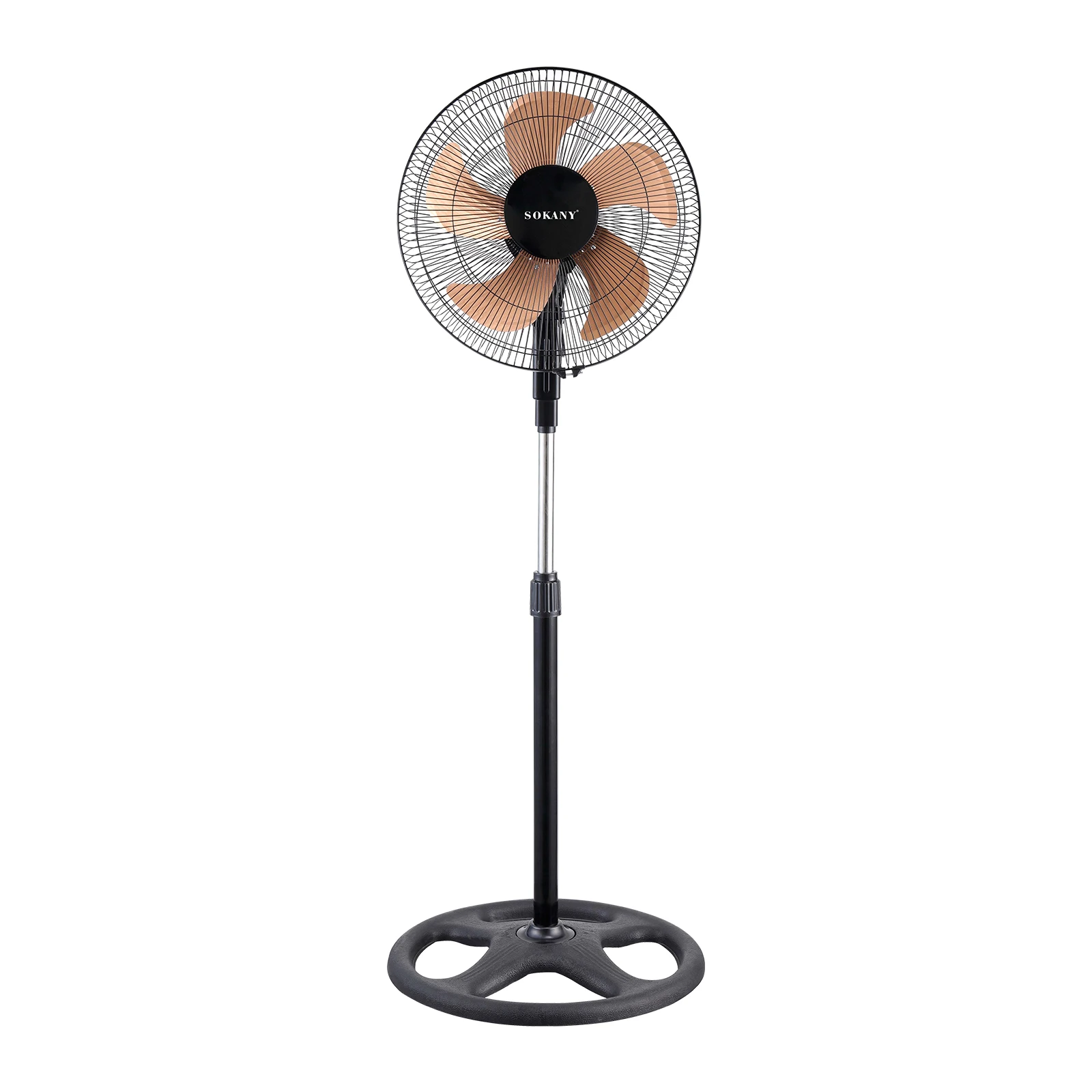 Sokany Stand  Electric Fan Cheap Price Low Industrial Floor Luxury Soundless Retro Home Low AC 220V
