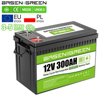 Basengreen 12V LiFePO4 battery 200Ah / 230Ah / 280Ah / 300Ah