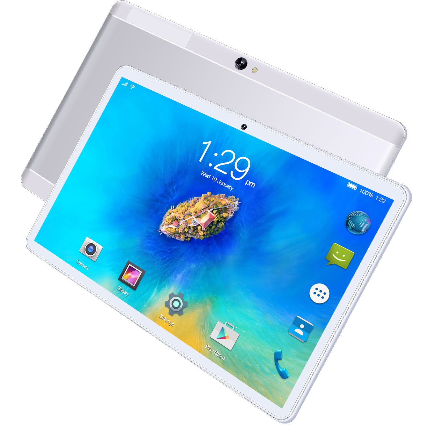 Горячая Распродажа 6600 мАч 10,1 дюймов 8 ГБ + 256 ГБ Двойная ОС 8 Мп + 13 МП планшетный ПК 4G портативный планшетный ПК Android