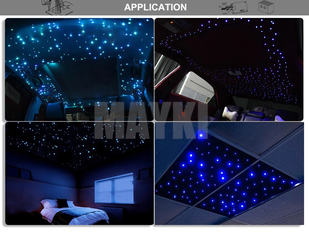 Shining Fiber Opic Star Ceiling Light Engine Led Light Illuminator 45W ...
