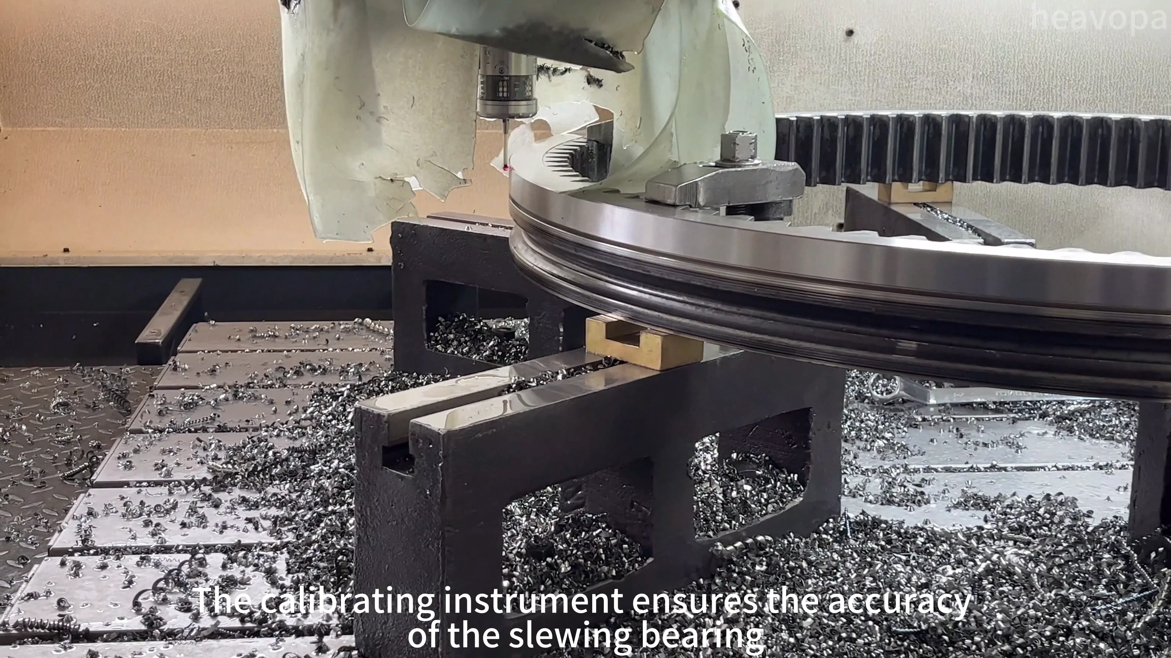 thumbnail image 2 of Heavy Duty Machinery Turntable Slewing Ring Bearing Ore Drilling - Gear... 2 of 12