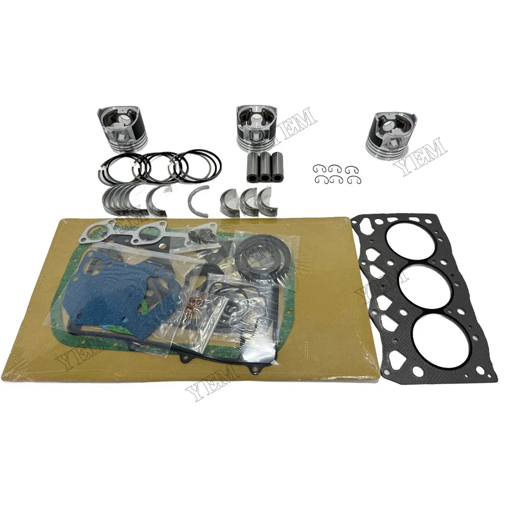 For Isuzu 3LD2 Overhaul Re-ring Kit Repair Part Gasket Piston Set