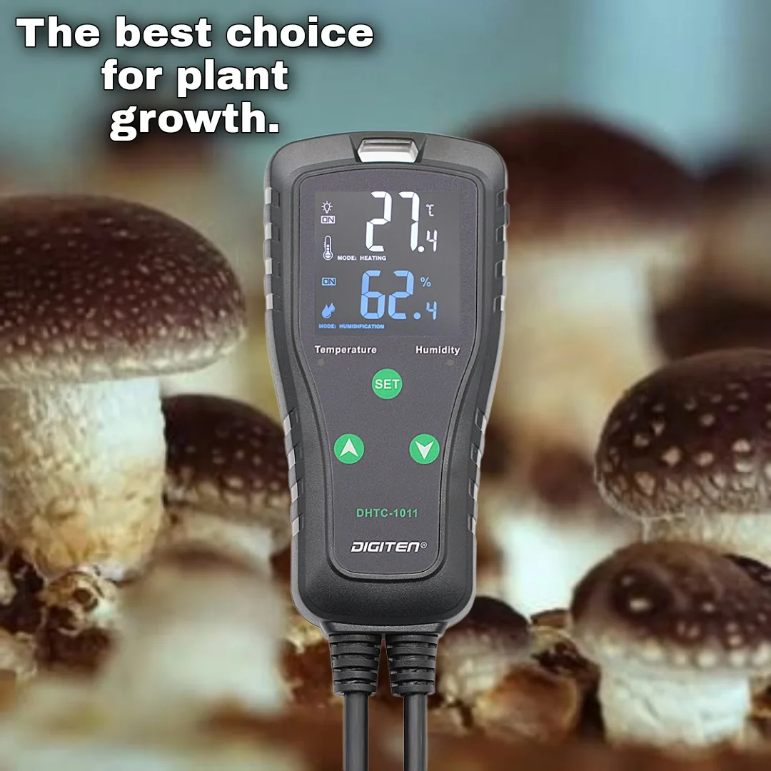 Temperature Humidity Regulator Outlet Plug-in Thermostat Reptile Humidity Controller Greenhouse