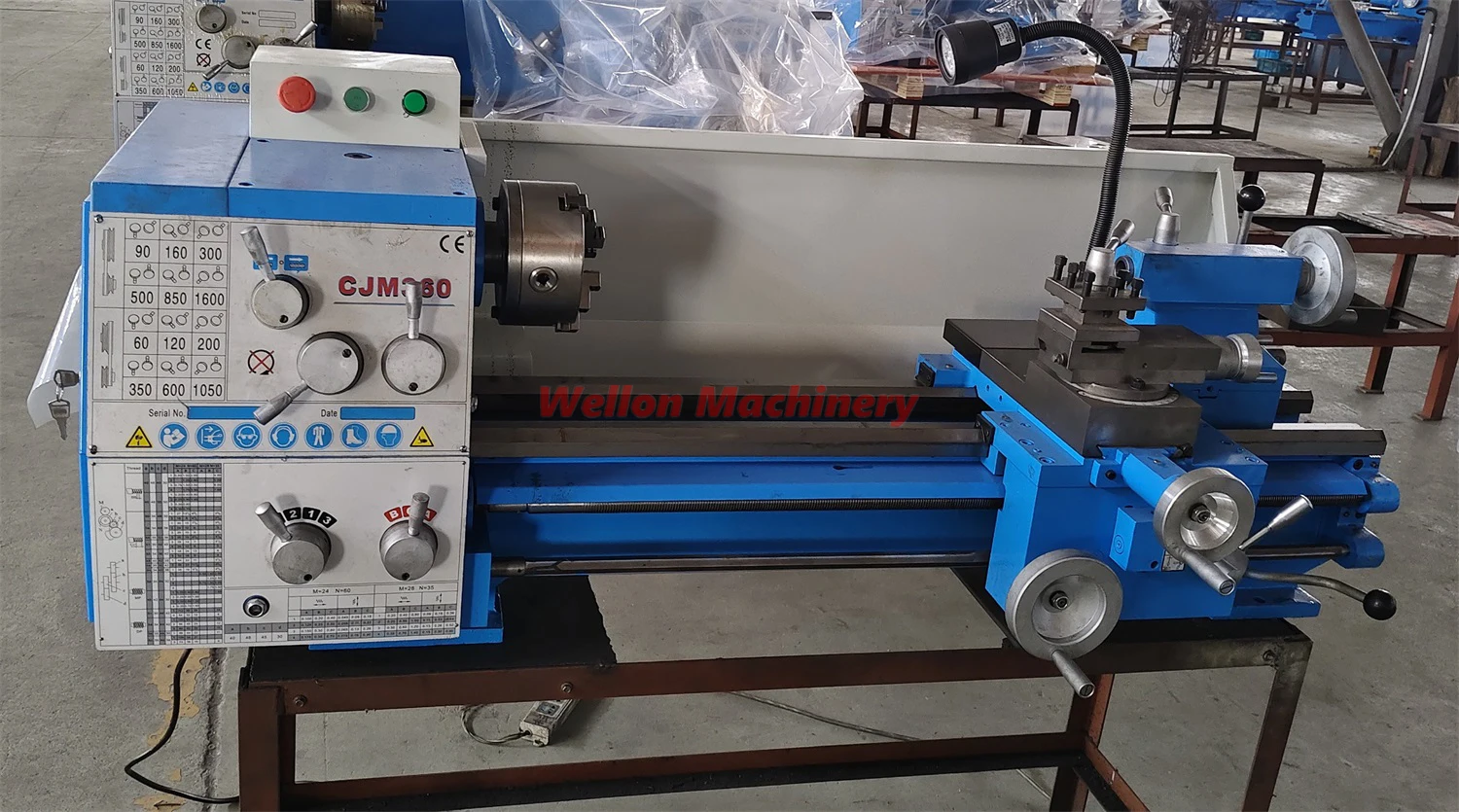 CJM360 Chinese Bench Type Lathe Machine for Sale Mini Lathe for Metalworking
