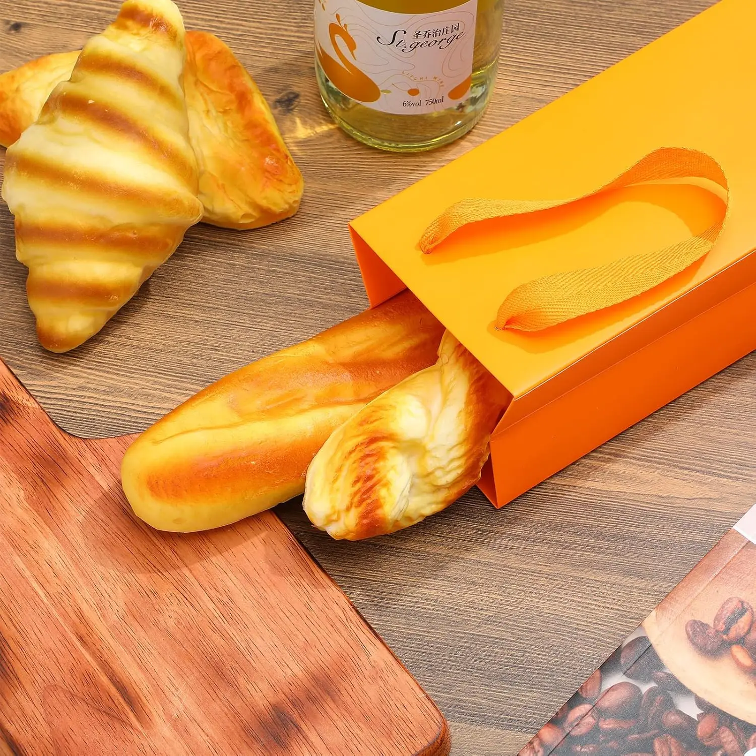 Colorful wine single bottle with handle weddings birthdays christmas party supplies custom red wine paper bag