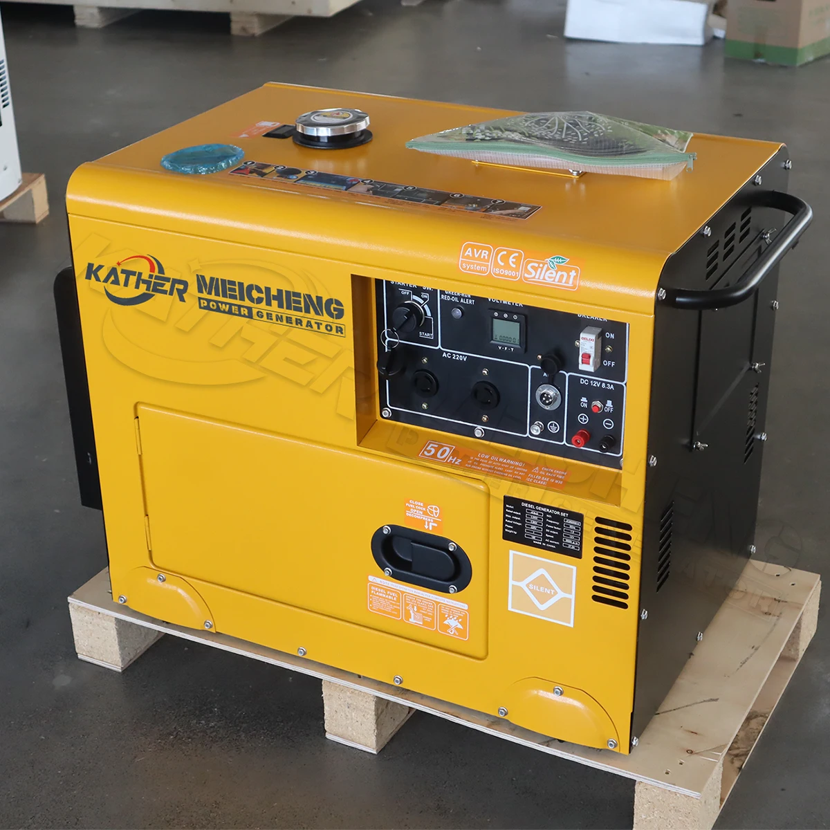 50Hz/60Hz Super Silent Diesel Generator 10kw Generator 8KW 10KW 12KW 15KW 18KW 20KW Air/Water Cooled Silent Type Remote Start