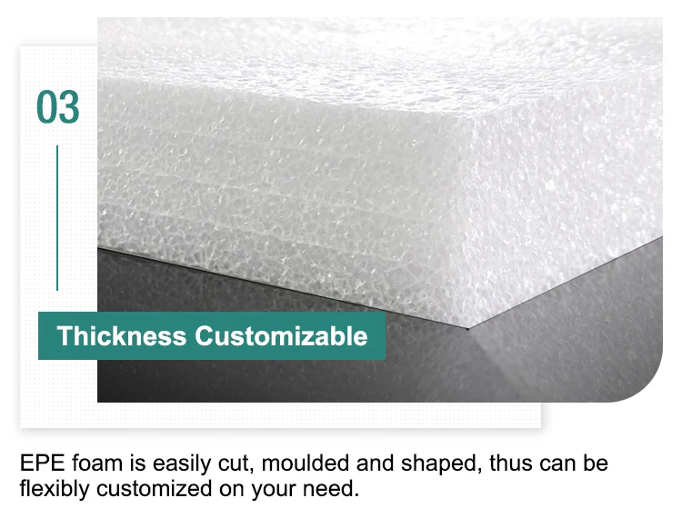 Pearl Cotton Foam Board Sponge Filling Foam Pad Customized Epe Shock