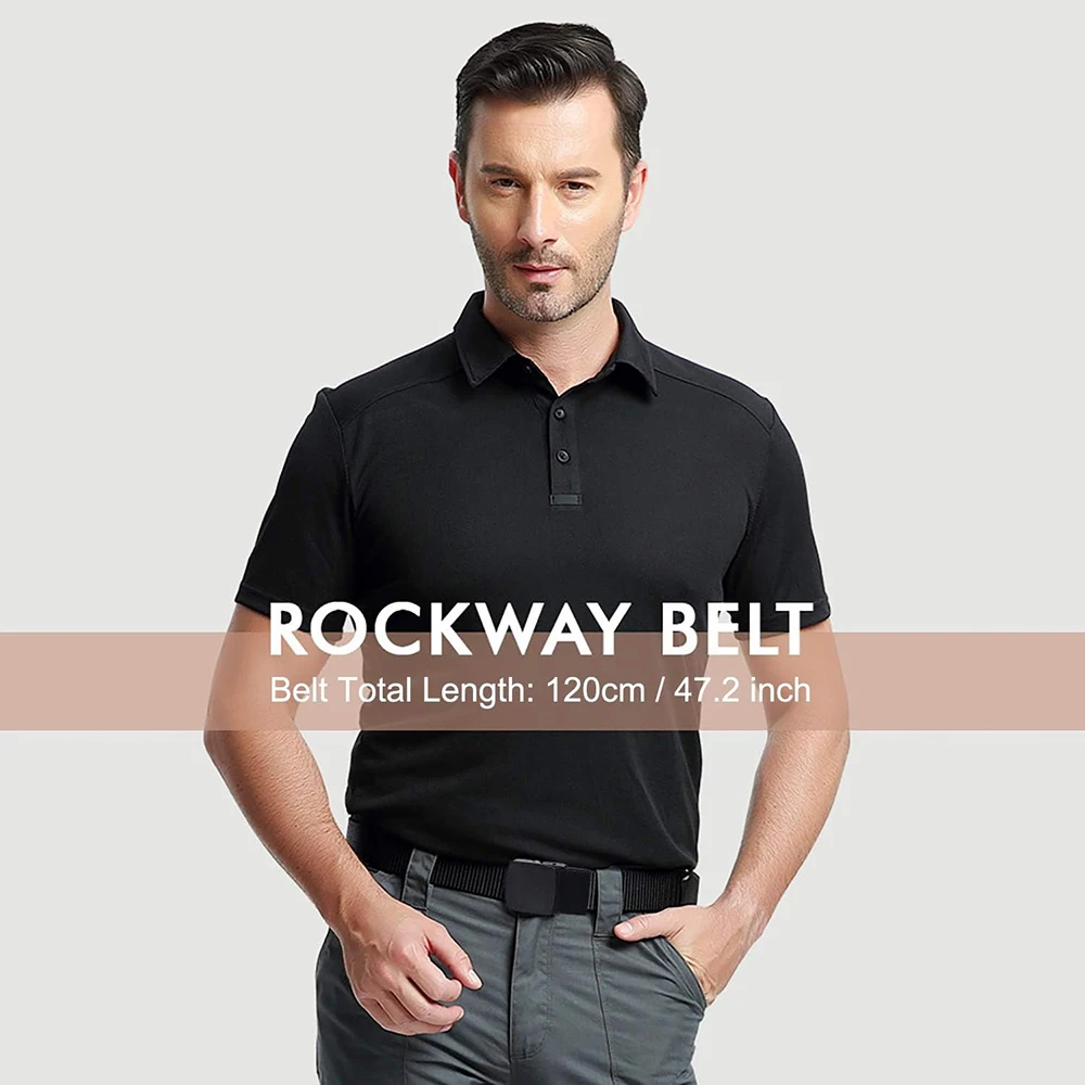 Lightweight Durable Nylon Canvas Plastic Buckle Belt Travel Adjustable Nylon Web Slide Tactical Belts