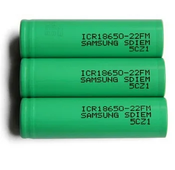18650 Lithium Battery 18650 2200mAh Rechargeable Li-ion Batteries For Samsung 18650-22f