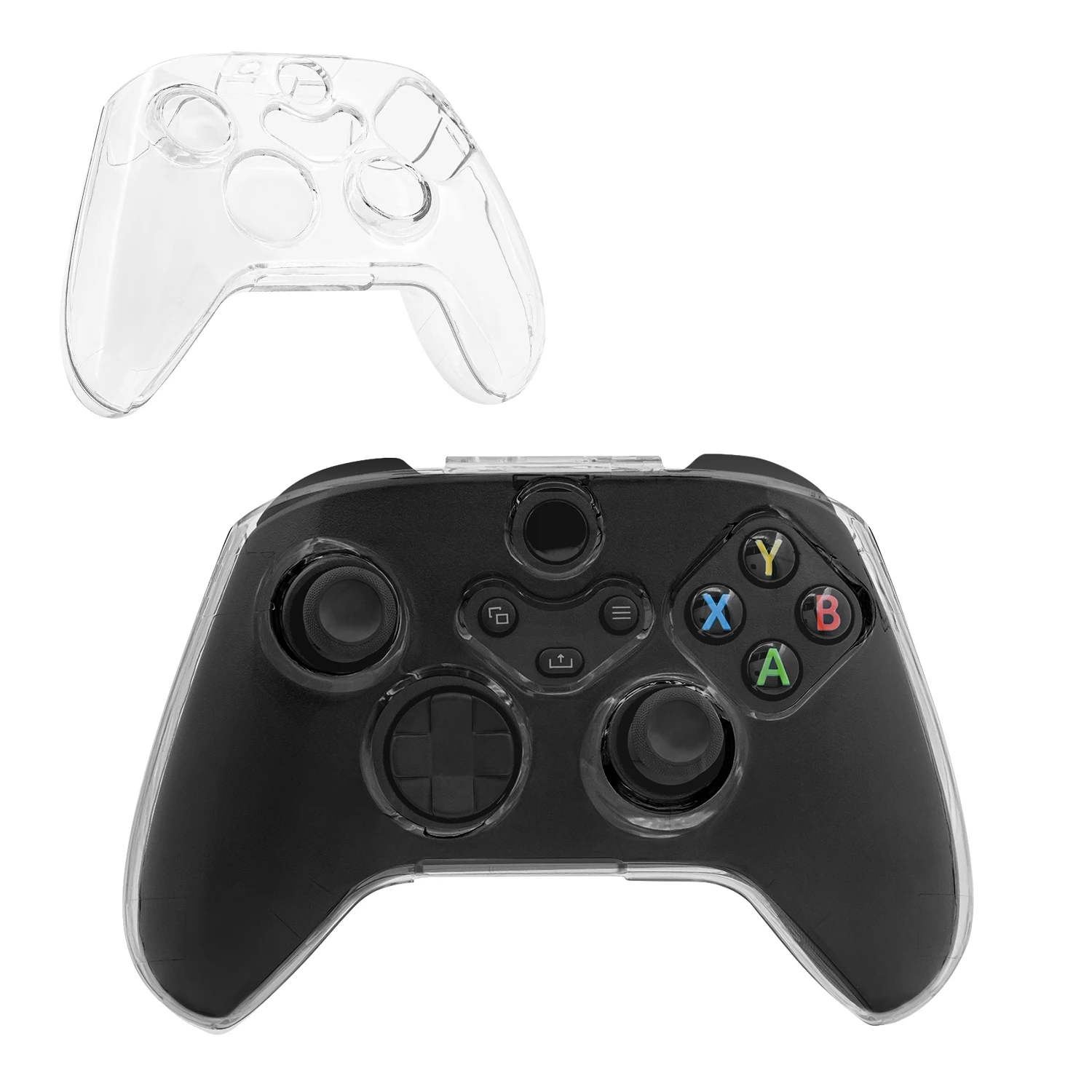 For Xbox Series X/S Controller PC for Crystal Case Cover Protective Case Shell for Xbox Series X for Xbox Series S Controller
