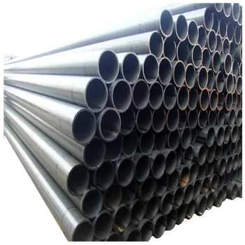 API 5L Gr.B black painted ERW carbon steel pipes schedule 40