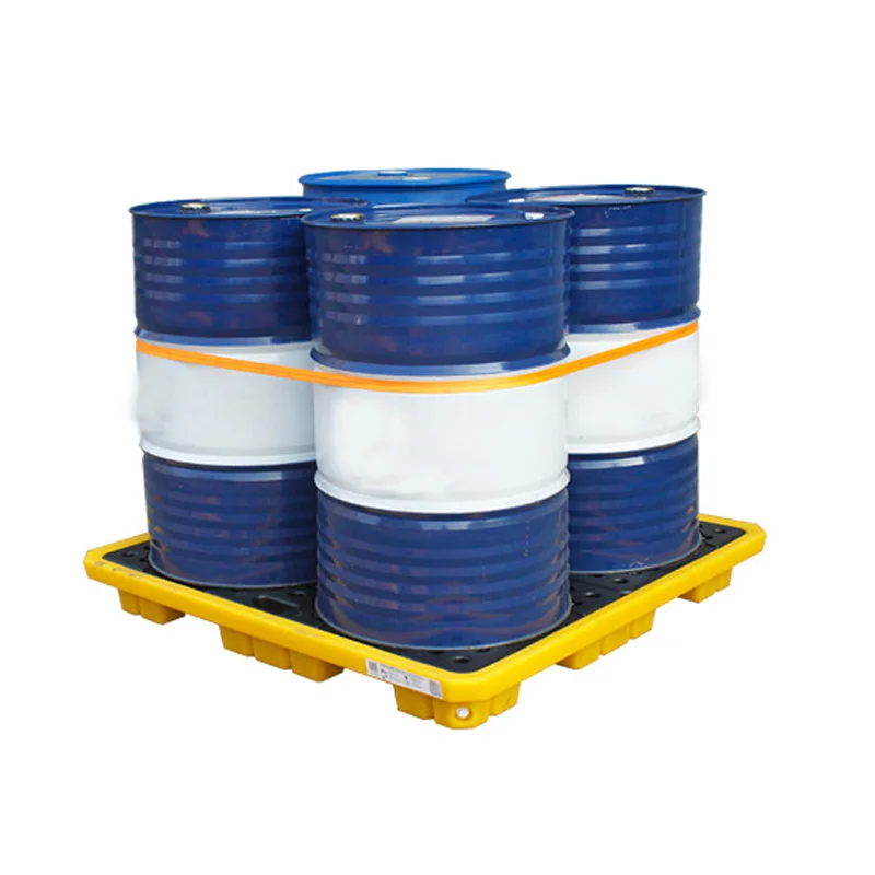 Factory Supply Heavy Duty Reusable Containment Tray Spill Pallet for Chemical Storage