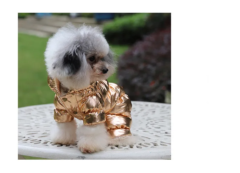 Best Selling Luxury Pet Clothes Dog Coats Wholesale 7 Colors Winter Thick Warm Windproof Pet Jacket For Puppy Teddy P