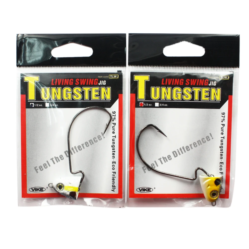 2020 New Design Tungsten Swimbait/swing Jig Heads,Fishing Living Wiggly